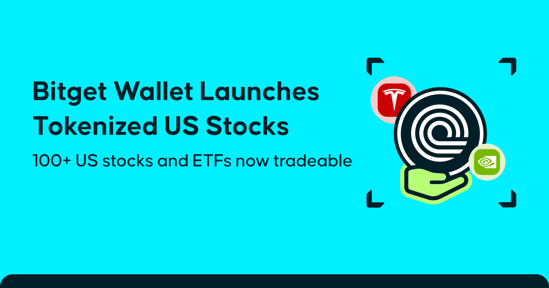 Trading of 100+ Tokenized US Stocks & ETFs Now Live on Bitget Wallet