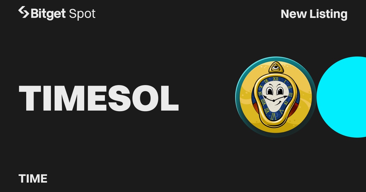 Bitget lists TimeSOL (TIMESOL) Solana-based Memecoin for Spot Trading 