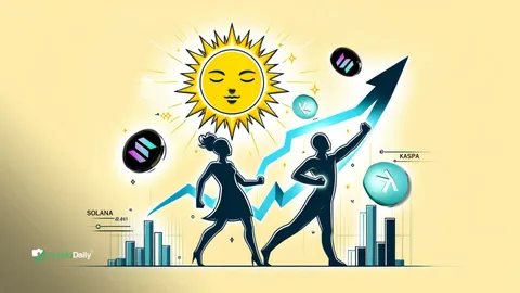 Solana (SOL) and Kaspa (KAS) reignite after pullbacks