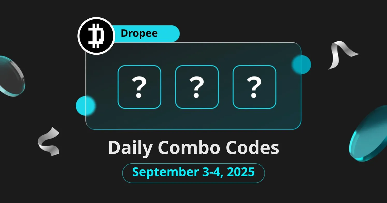 Today's Dropee Question of the Day & Daily Combo Code for September 3-4, 2025