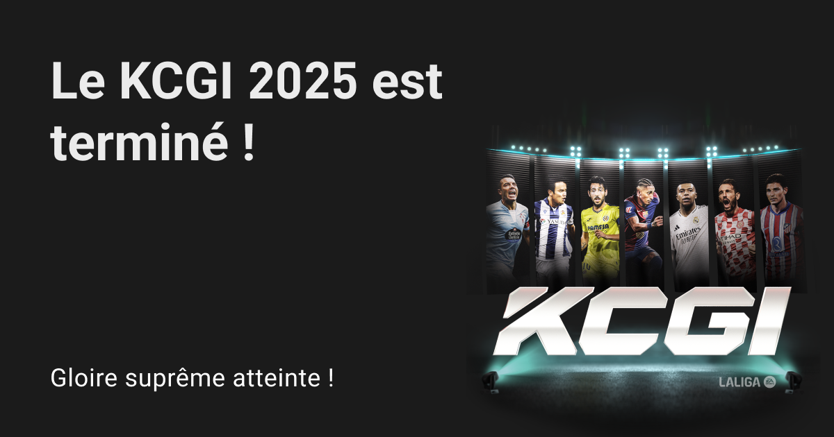 Le KCGI 2025 touche à sa fin – La gloire ultime est enfin atteinte ! image 0