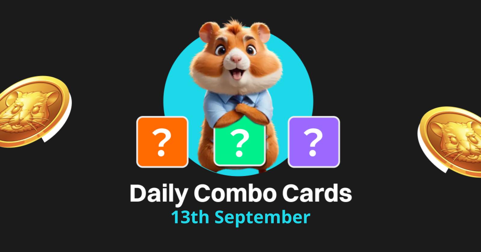 Today's Hamster Kombat Daily Combo Cards for September 13-14, 2024