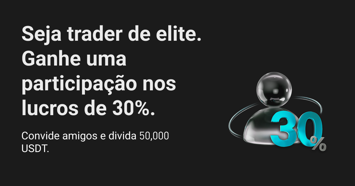 Os novos traders de elite desfrutam de 30% de participação nos lucros durante 14 dias – convide novos utilizadores e ganhe uma parte de 50,000 USDT! image 0