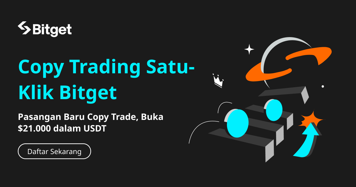 3 pasangan perdagangan baru untuk copy trading di Bitget! Berbagi 21.000 USDT! image 0