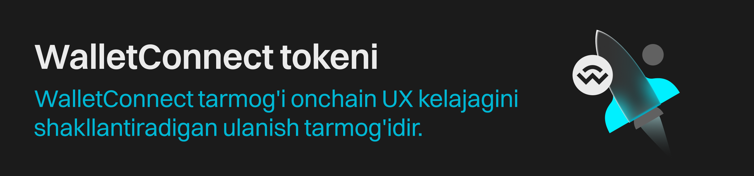 WalletConnect tarmog&#27;i onchain UX kelajagini shakllantiradigan ulanish tarmog&#27;idir.