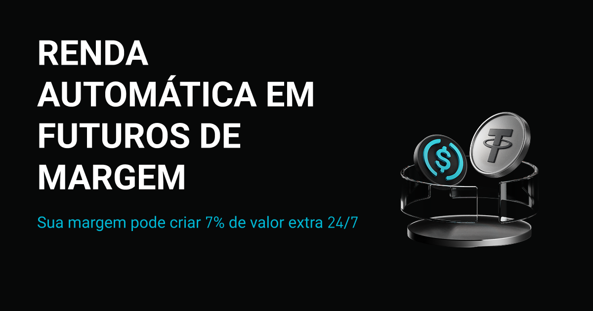 Renda automática Bitget: transforme margem ociosa em ganhos. Ganhe + de 7% a.a. image 0