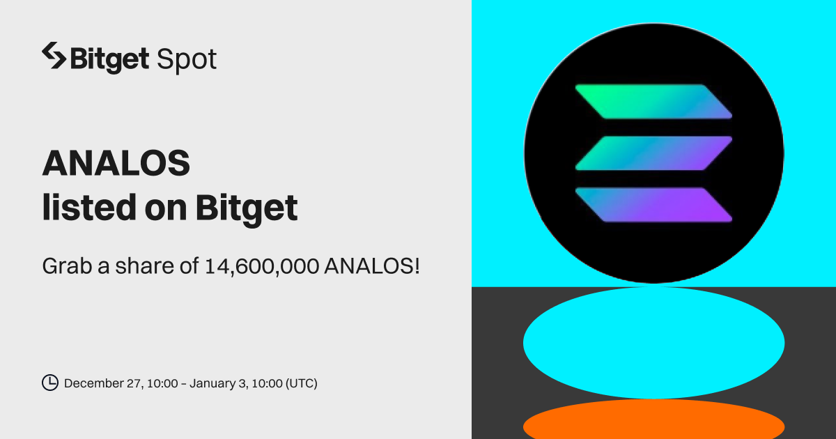 ANALOS (ANALOS) will be listed on Bitget. Come and grab a share of 14,600,000 ANALOS! image 0