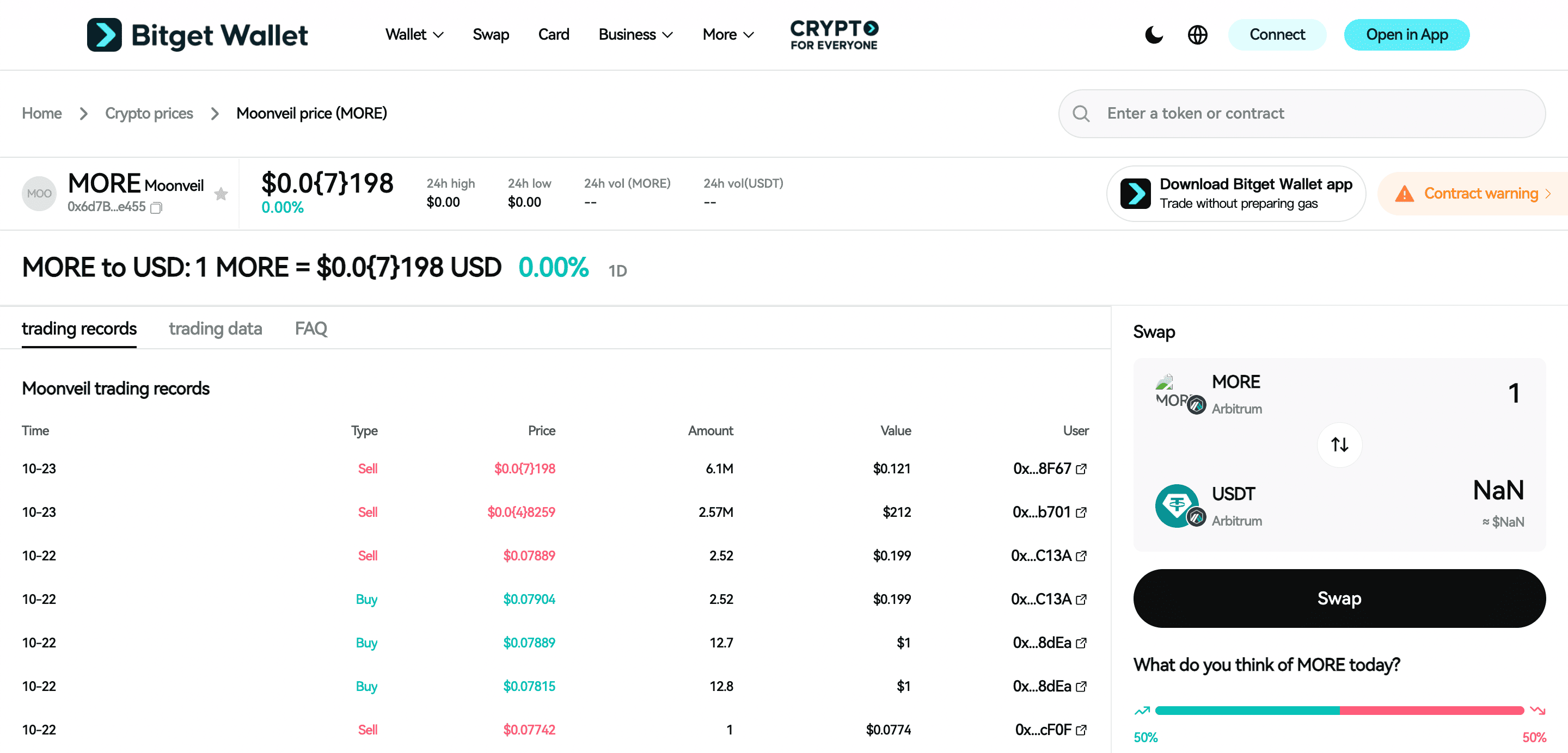 What is Moonveil: $MORE Listing Guide and Its Role in Decentralized Storytelling image 2