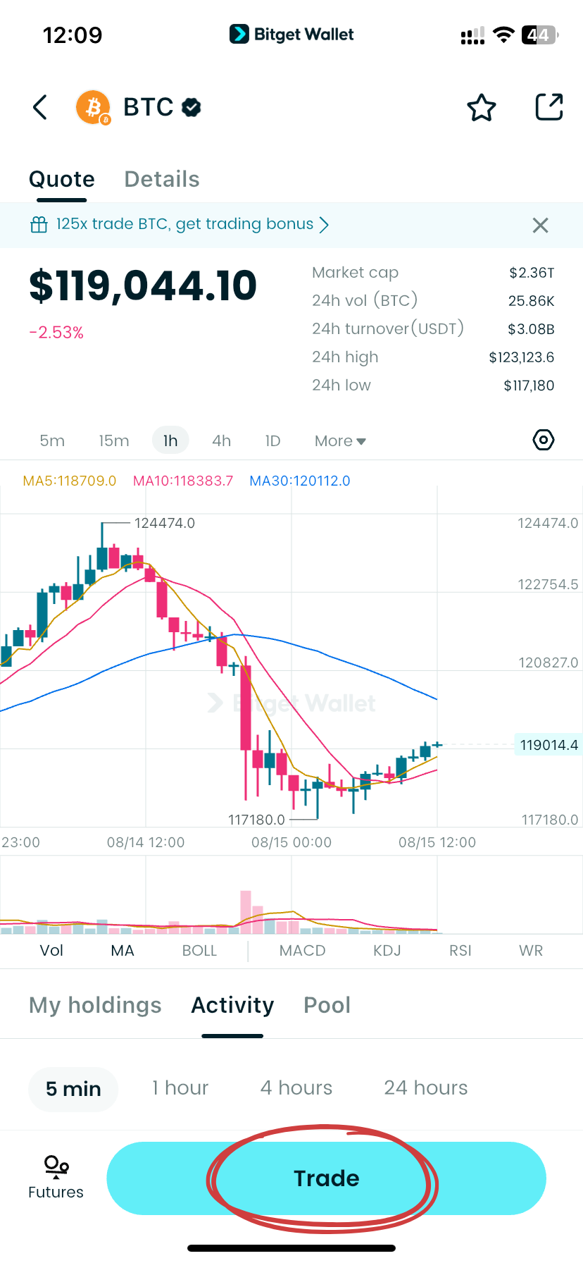 How to Buy Bitcoin (BTC) on Bitget Wallet? image 14