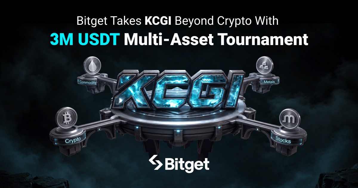Bitget Takes KCGI Beyond Crypto With 3M USDT Multi-Asset Tournament