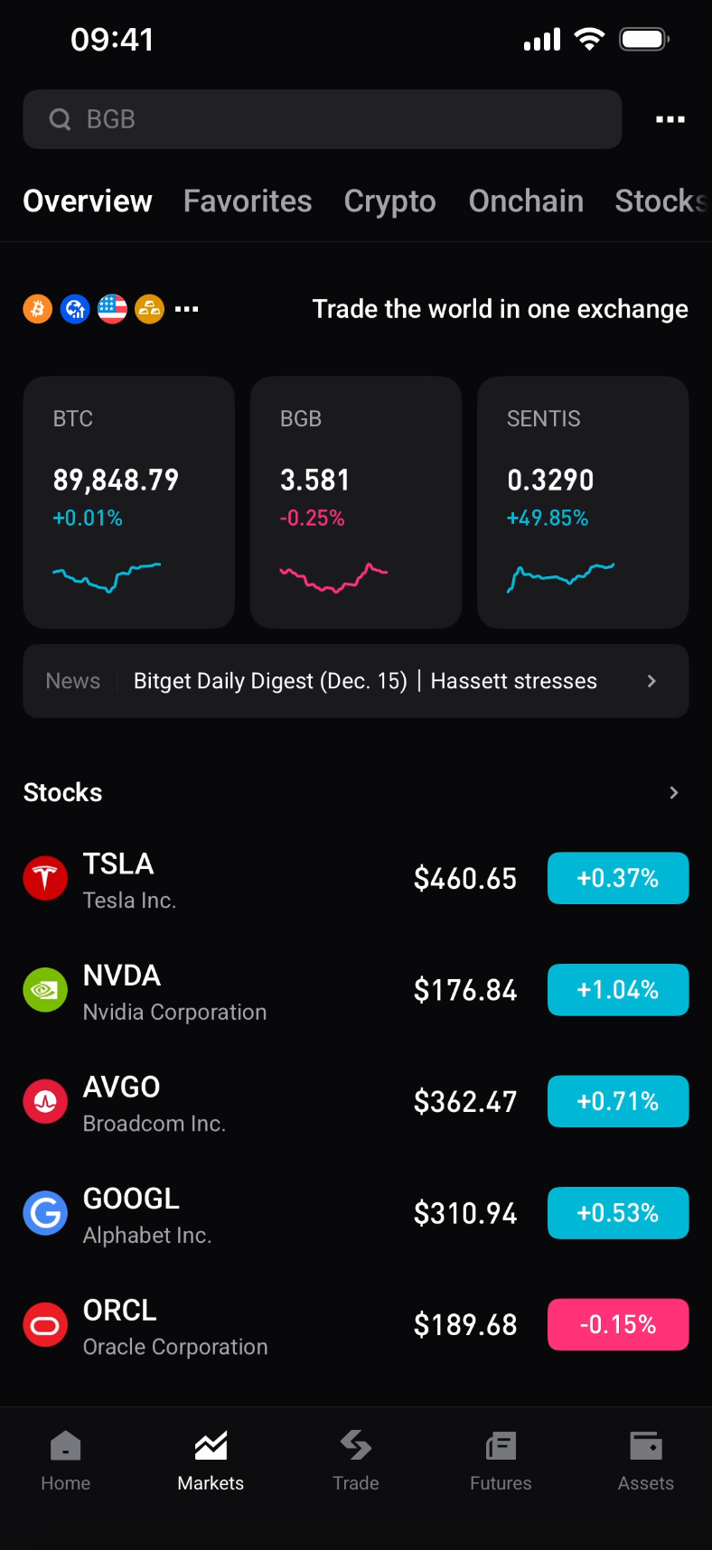 Bitget Introduces Major App Upgrade, Unifying Crypto, Stocks, Onchain, and TradFi Markets in a Unified Interface for 120 Million Users image 1