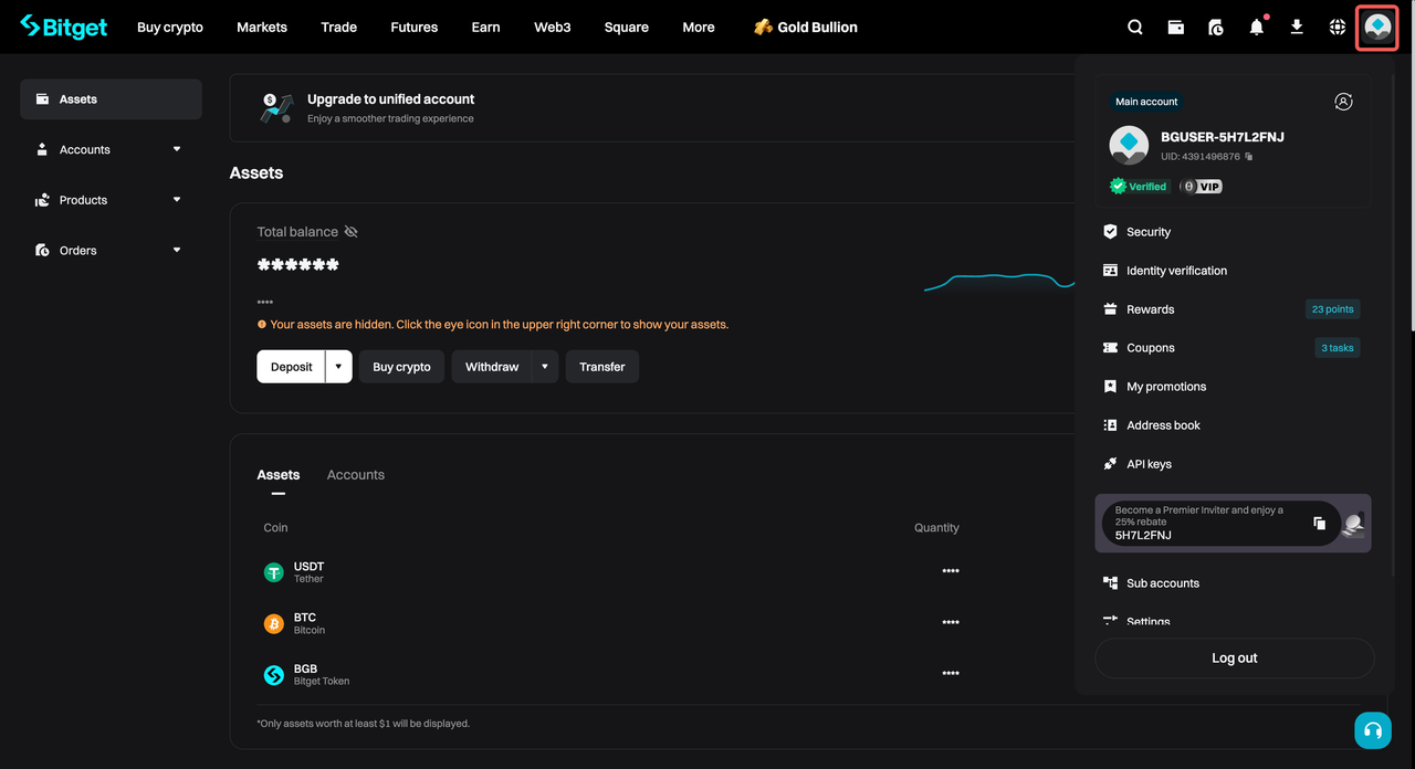 How Institutions Can Set Up and Manage Unified Trading Accounts on Bitget? image 3