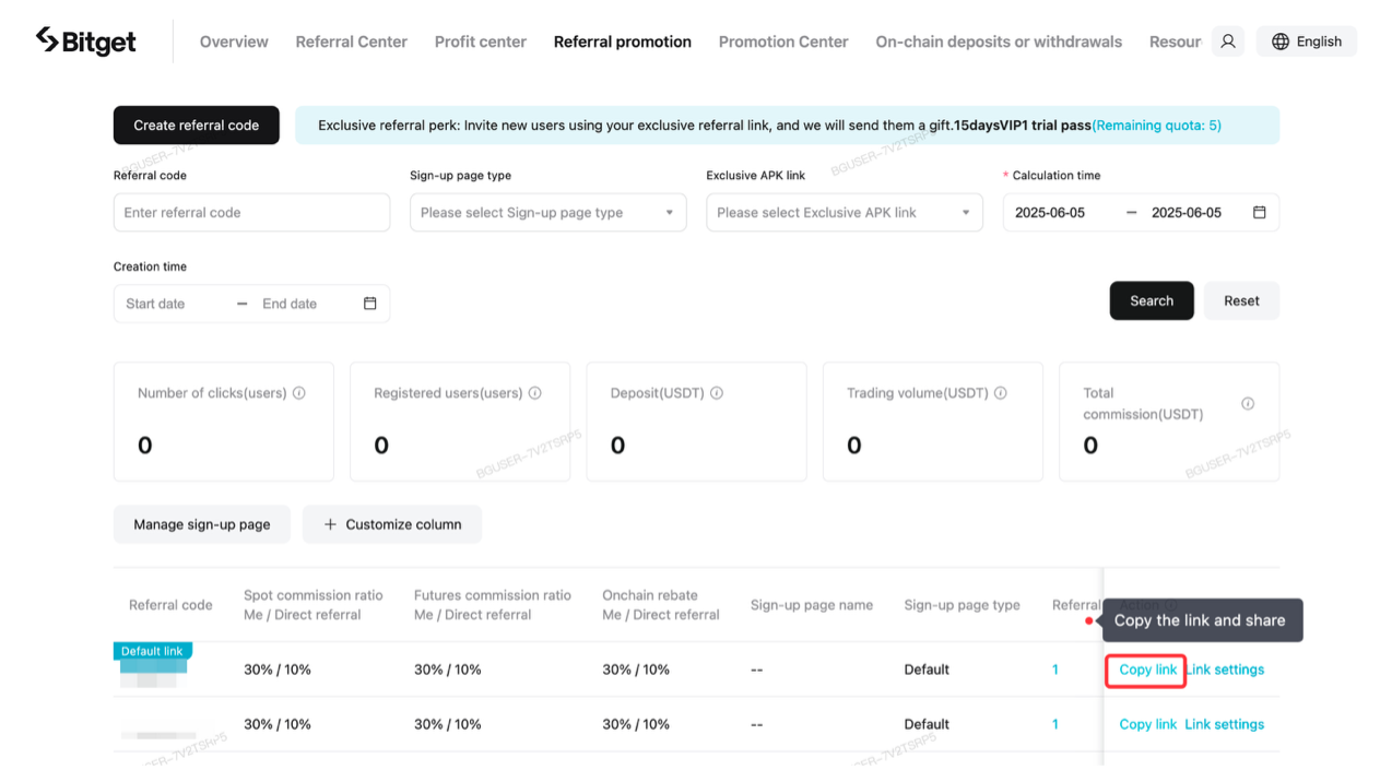 【WEB】Come creare un codice/link referral sul portale di affiliazione? image 9