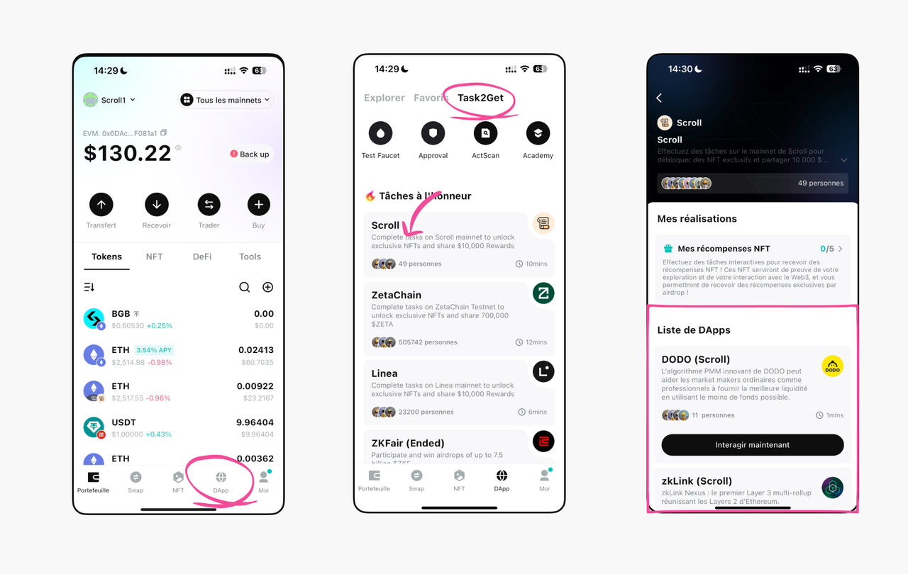 Task2Get - Plongez dans l'écosystème Scroll, partagez 10 000 $ et recevez des NFT par airdrop ! image 1
