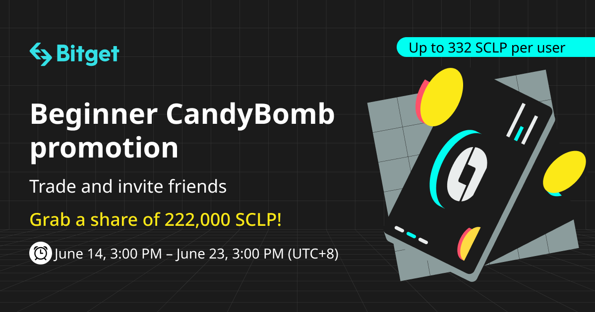 New users only: Trade and make referrals in CandyBomb to earn SCLP image 0