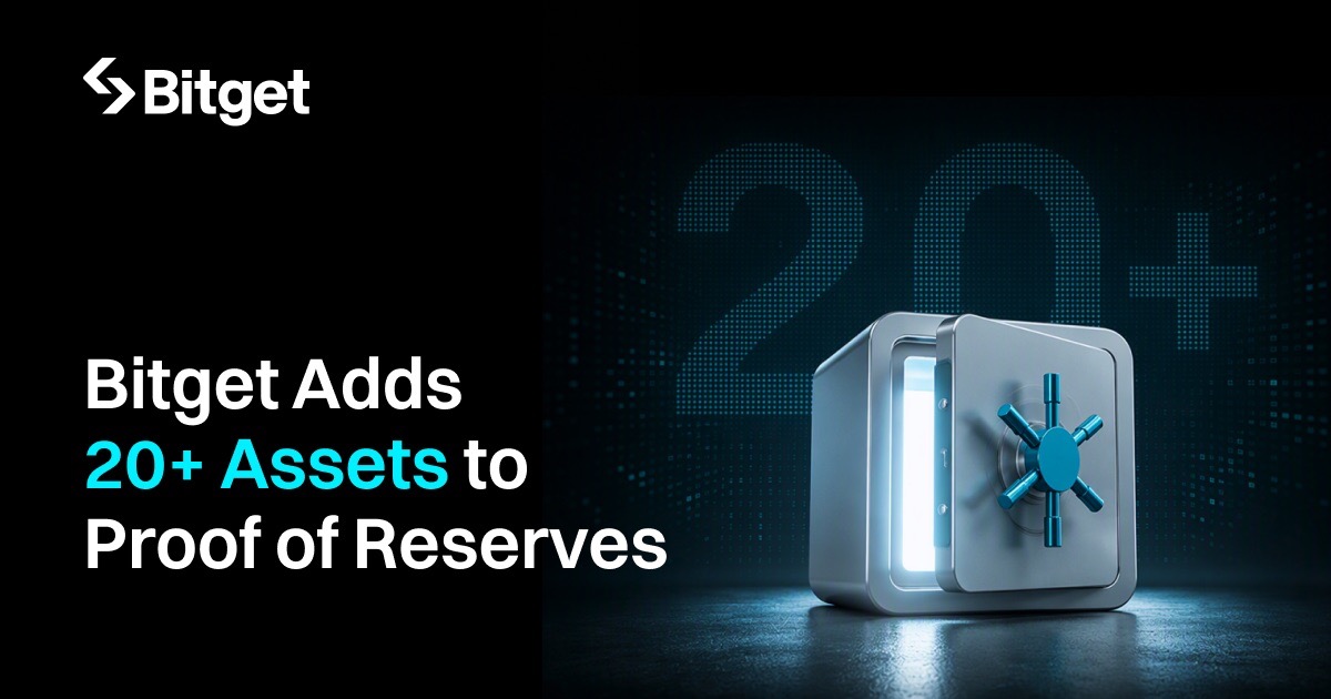 Bitget Broadens Proof of Reserves as 20+ Assets Become Verifiable