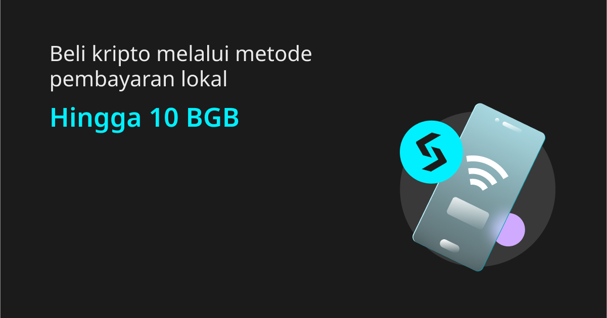 Hingga 10 BGB: Beli kripto melalui metode pembayaran lokal image 0