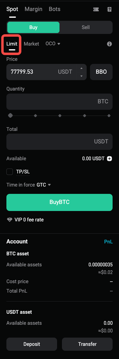 How to Perform Spot Trading on Bitget? - Website Guide