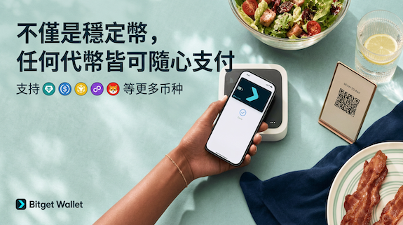 在 Bitget Wallet,用您持有的代幣隨心支付