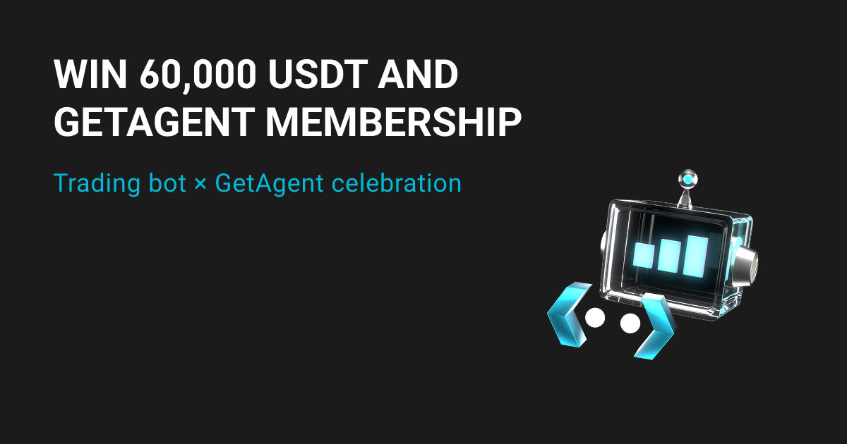 Trading bots x GetAgent: Claim Ultra membership & share 60,000 USDT image 0
