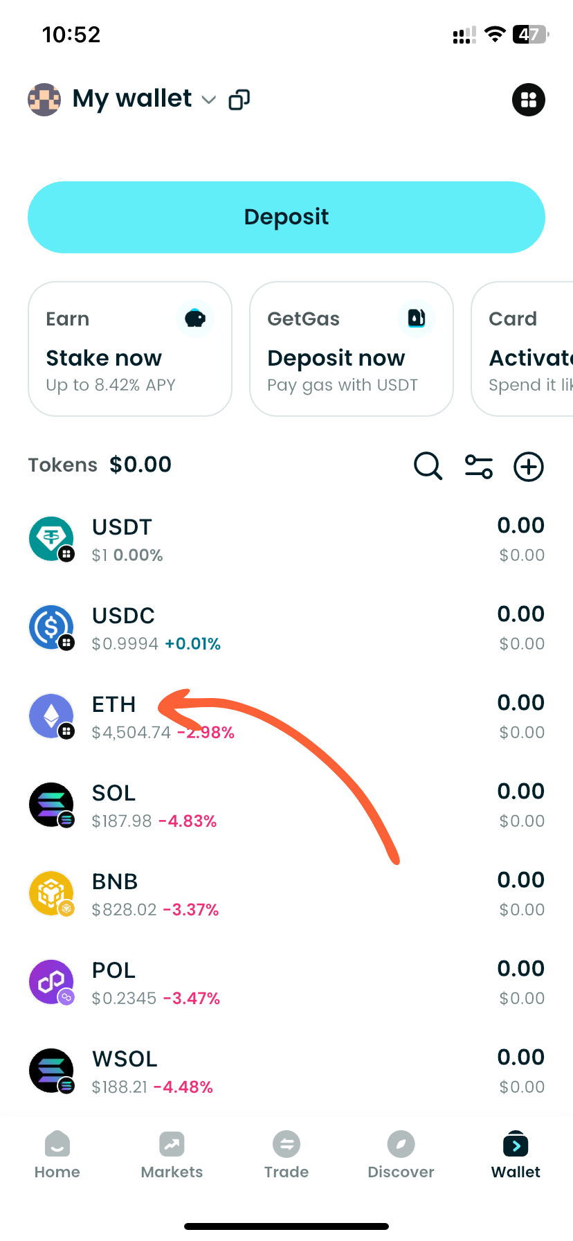 How to Buy Ethereum (ETH) on Bitget Wallet? image 5