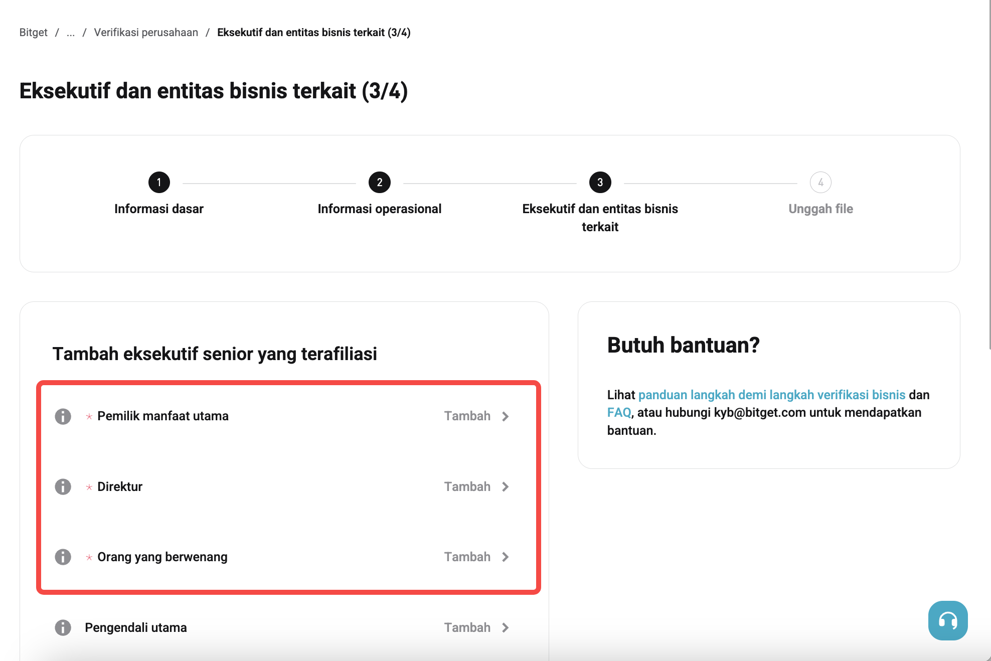 Bagaimana Cara Menyelesaikan KYB untuk Akun Bitget Saya? image 9
