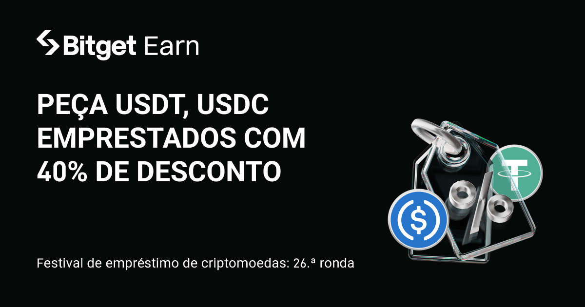 26.ª ronda do Festival de empréstimo de criptomoedas: peça USDT, USDC emprestados e beneficie de um desconto de APR de até 40% image 0