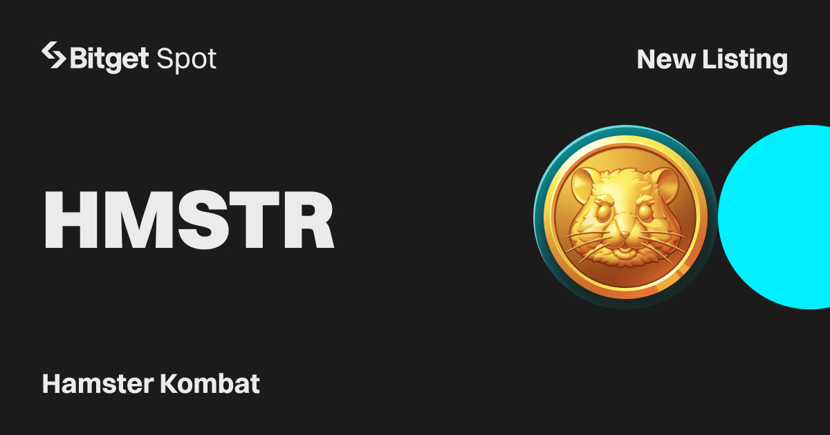 Bitget niêm yết Hamster Kombat (HMSTR) trên thị trường Spot với quỹ thưởng 12.500.000 token và hoàn tiền 25%