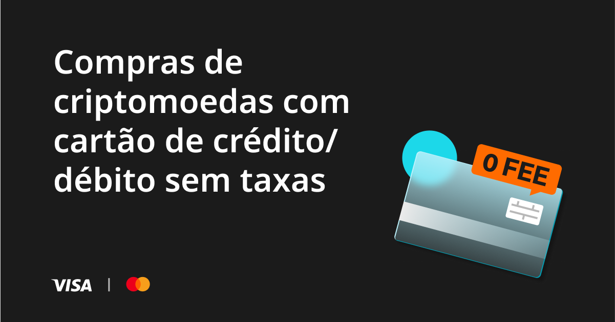 Oferta de 2 semana: compras de criptomoedas com cartão de crédito/débito sem taxas image 0