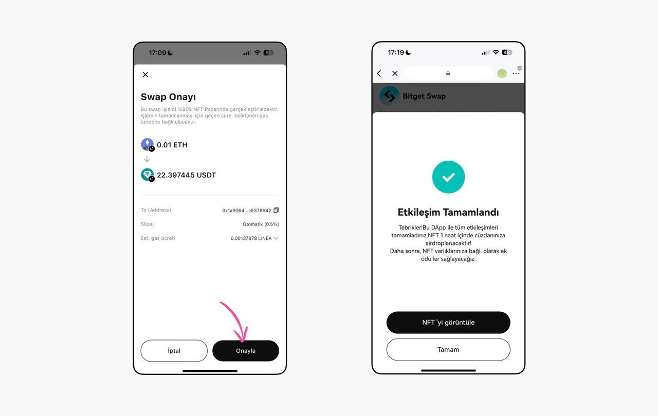 Görev Yap-Kazan ile Linea'yı keşfedin: Sıfır Maliyet, Büyük Ödüller! 10.000$’lık Ödüller ve NFT Airdrop'ları için katılın image 2