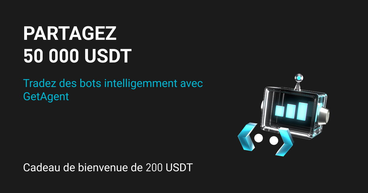 GetAgent vous aide à trader avec des bots – Partagez 50 000 USDT image 0