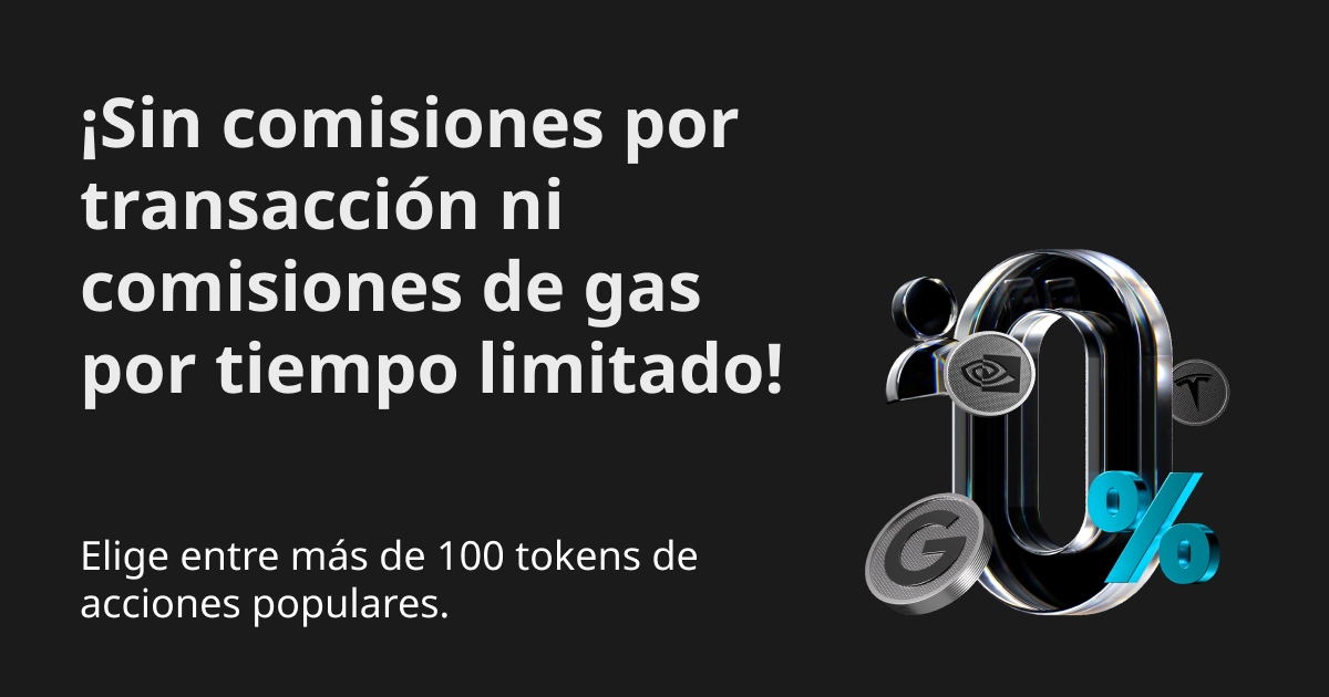 ¡Ya está disponible el trading de tokens de acciones sin comisiones de Bitget por tiempo limitado! image 0