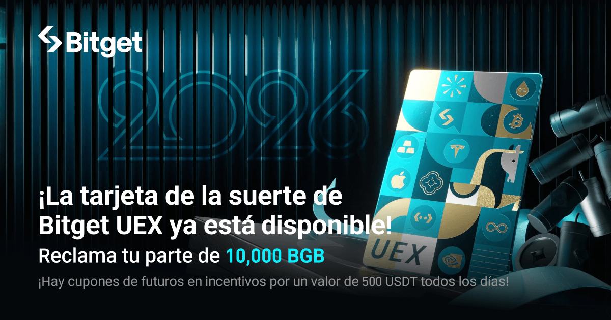 Tarjeta de la suerte de UEX de Bitget: Compartí 10.000 BGB