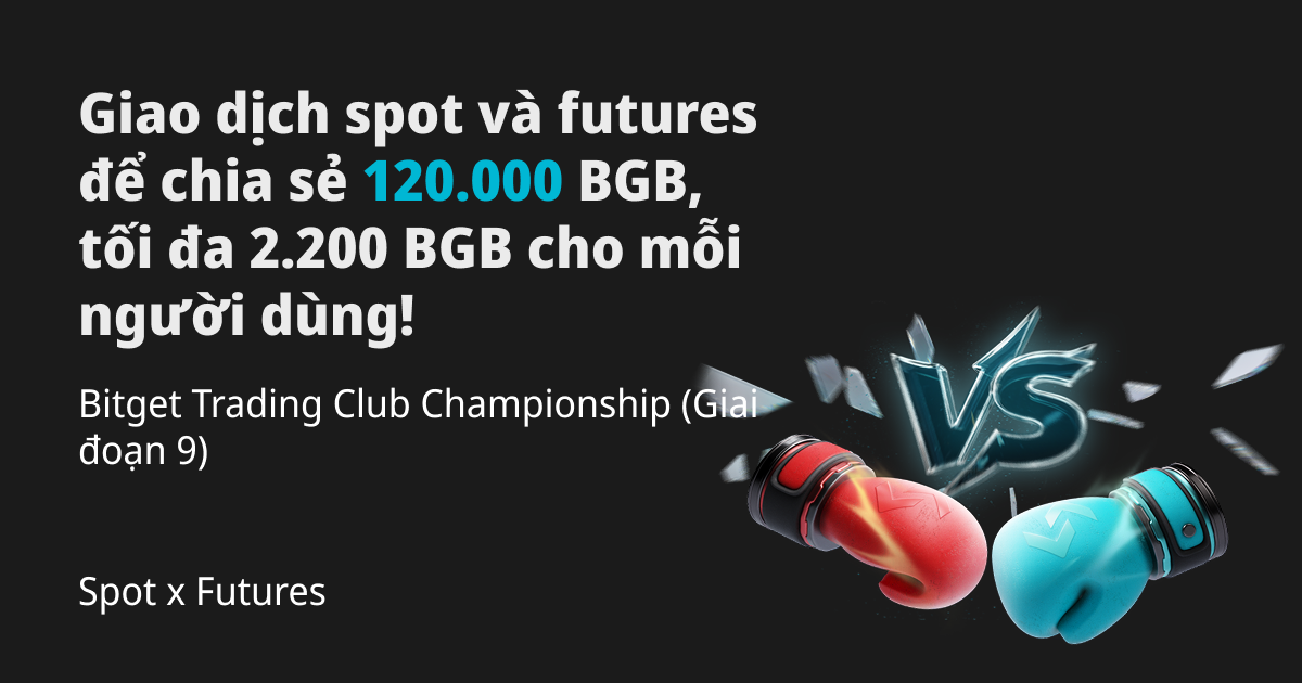 Bitget Trading Club Championship (Giai đoạn 9) – Giao dịch spot và futures để chia sẻ 120.000 BGB, tối đa 2.200 BGB cho mỗi người dùng! image 0