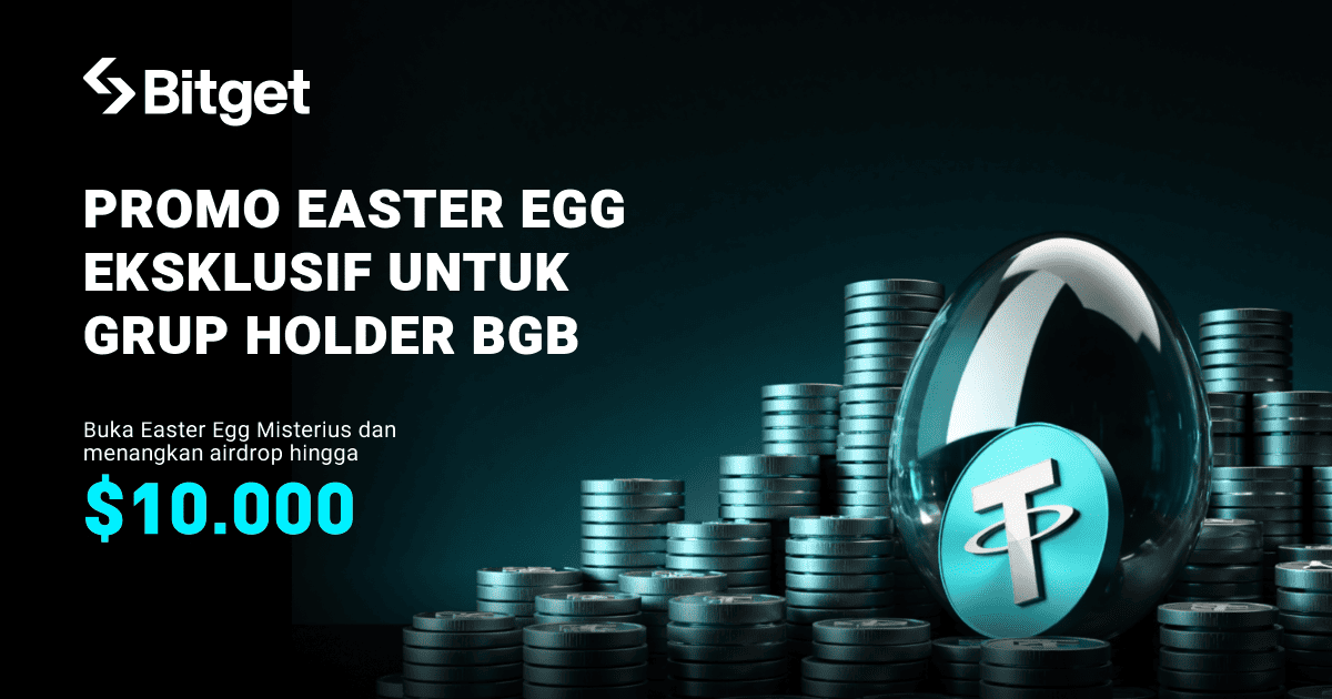 Bergabunglah dengan grup holder BGB, buka Misteri Easter Egg, dan menangkan airdrop hingga $10.000