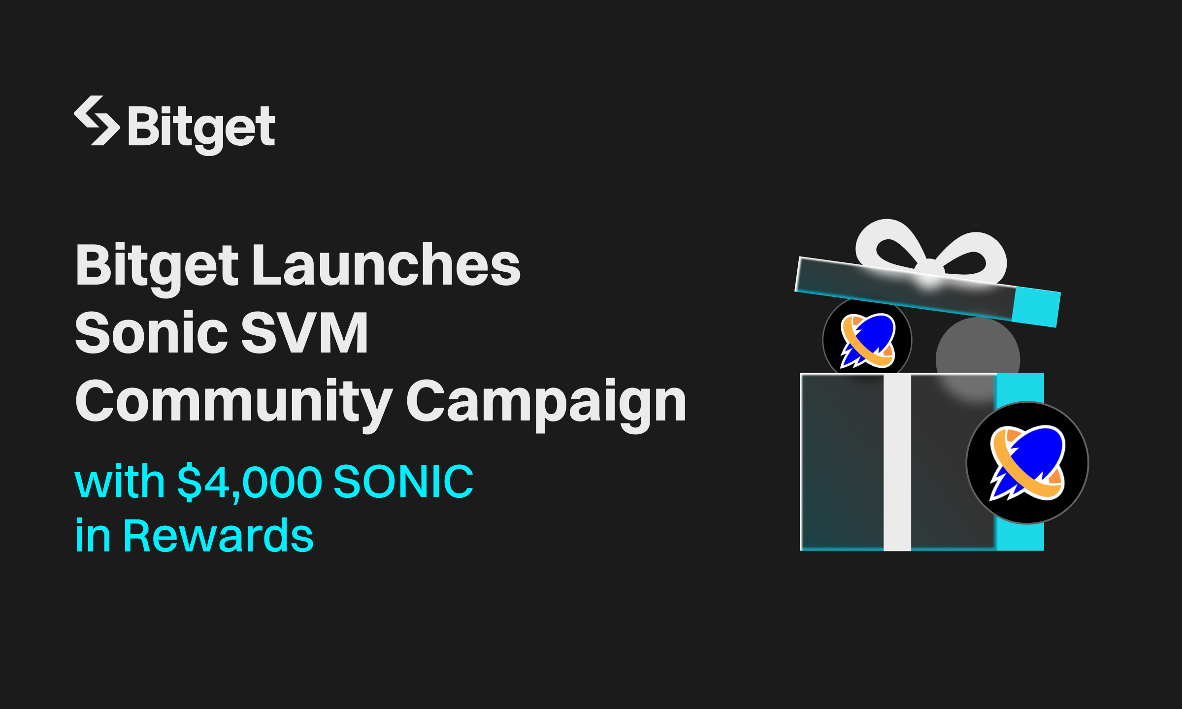 Bitget Launches Sonic SVM Community Campaign  with $4,000 SONIC in Rewards