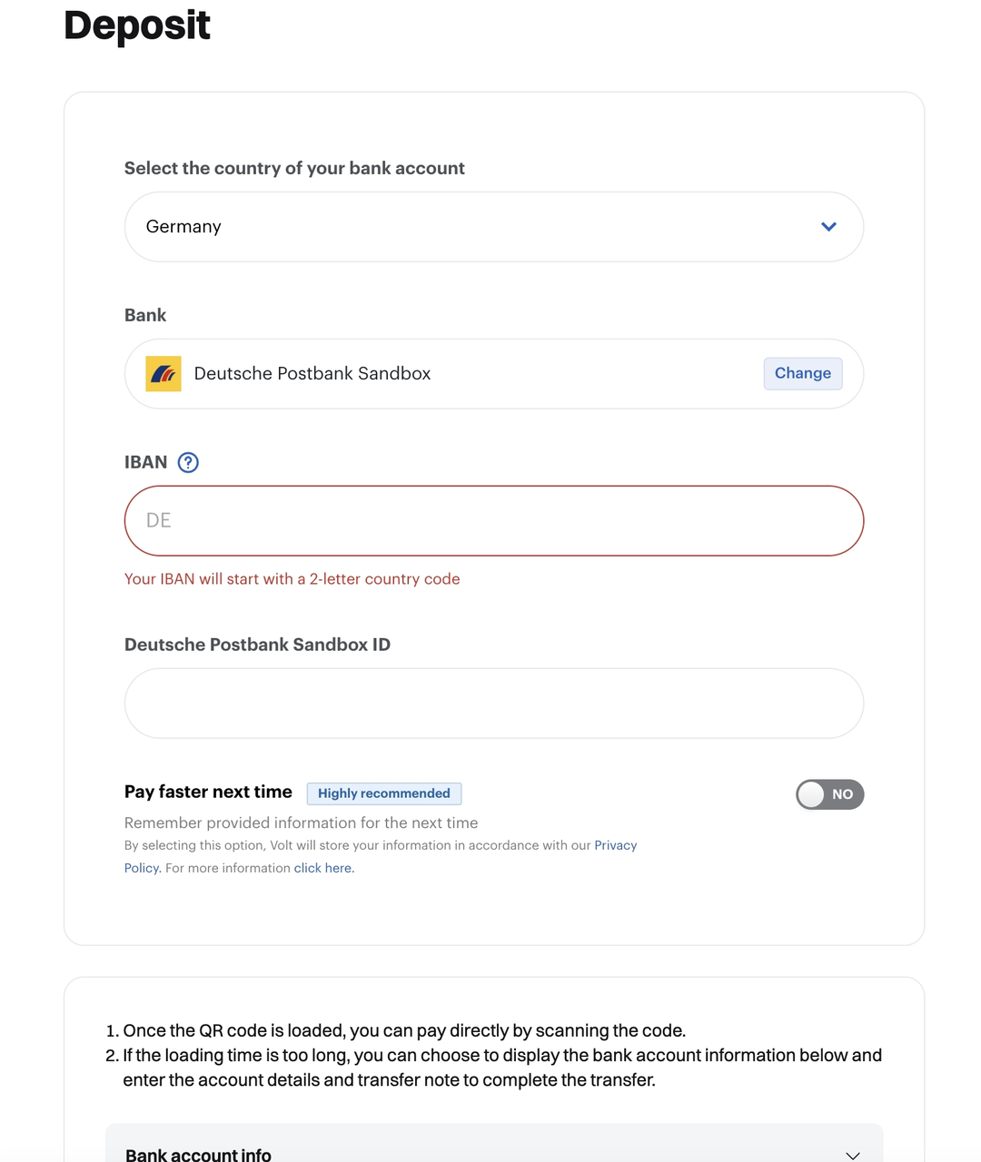 How to Deposit via Open Banking on Bitget Website? image 4