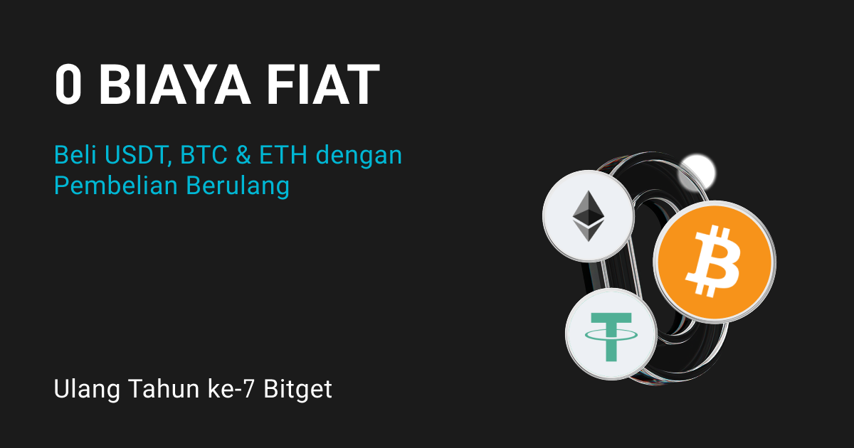 Biaya Fiat 0: Beli USDT, BTC & ETH dengan Pembelian Berulang image 0