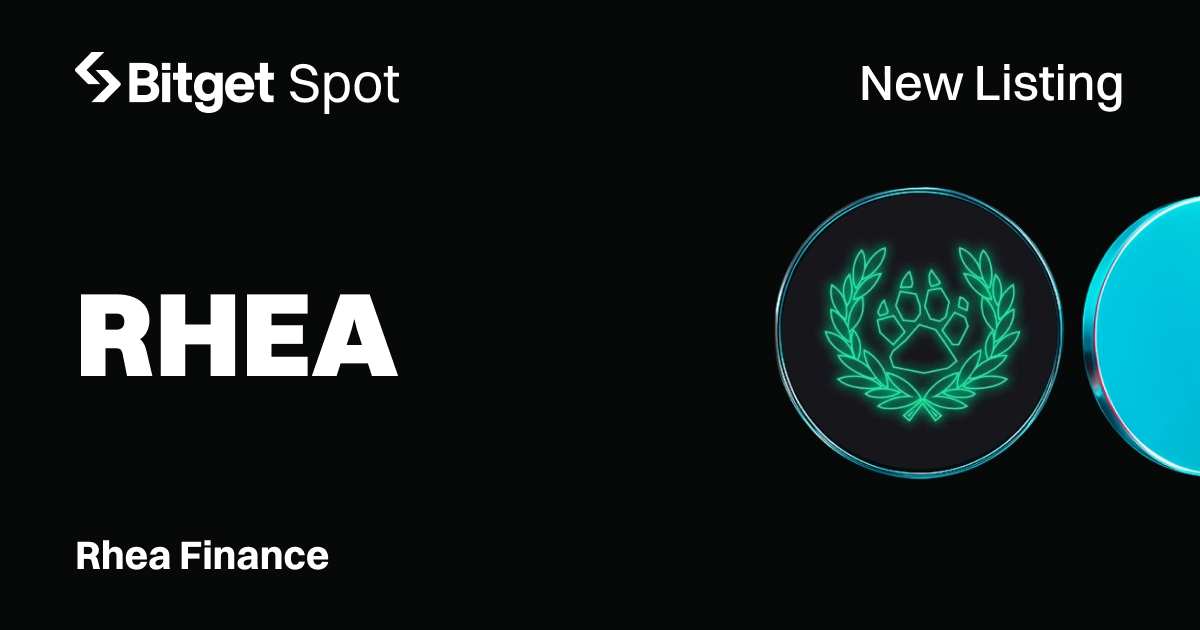 Bitget Lists Rhea Finance (RHEA) for Spot Trading