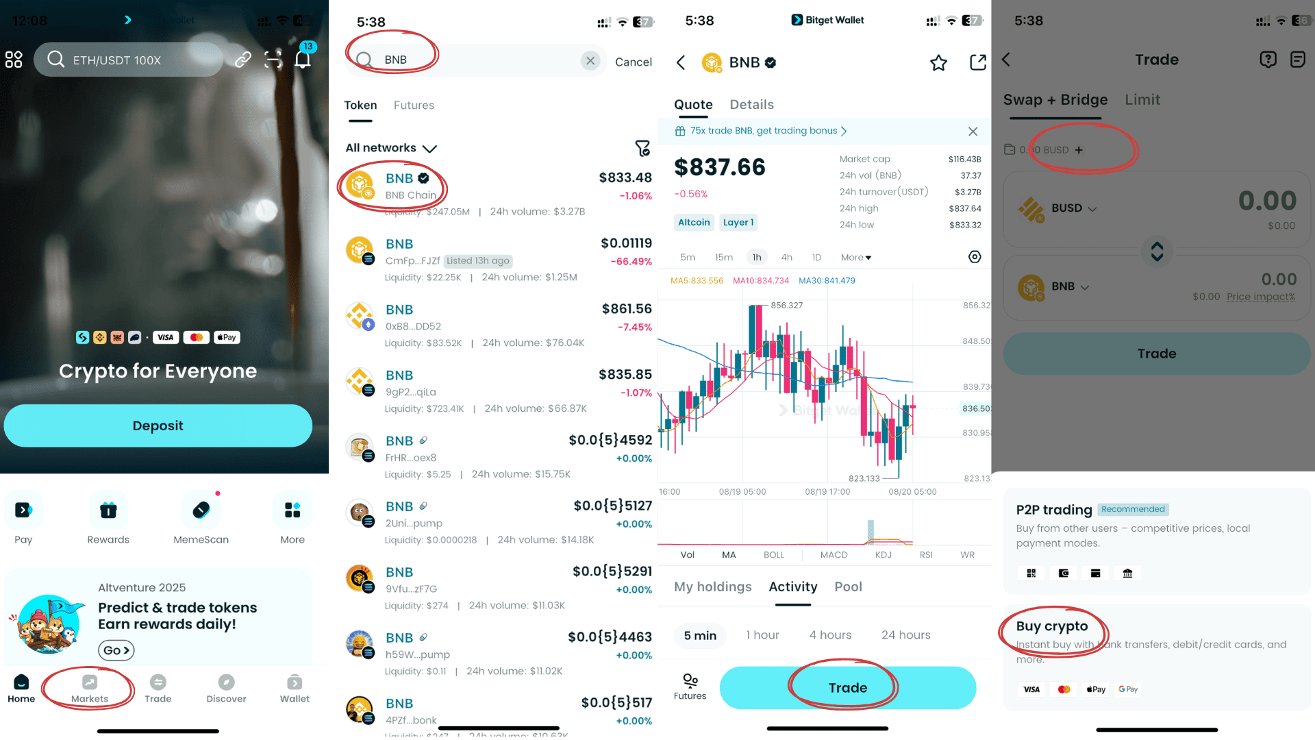 How to Buy BNB Chain (BNB) on Bitget Wallet? image 5