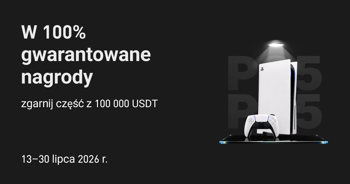Gwarantowane nagrody: zgarnij część ze 100 000 USDT
