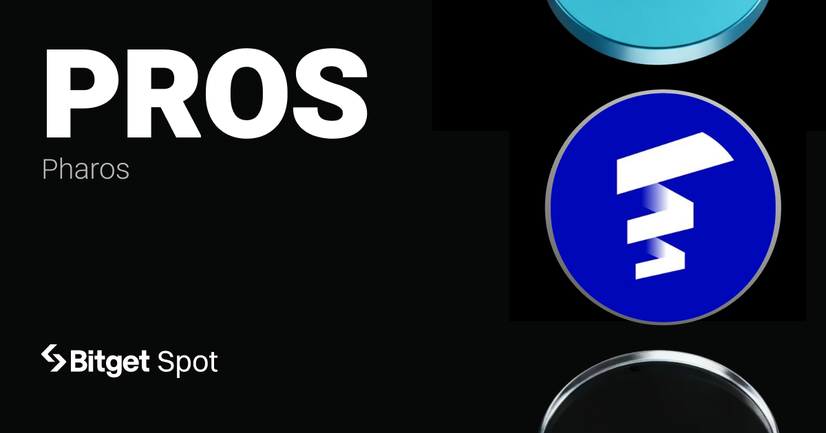 Bitget lists Pharos (PROS) for Spot Trading