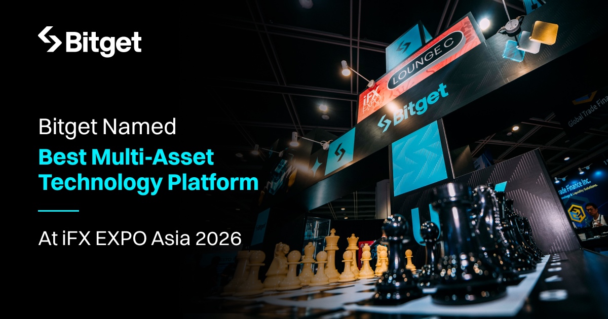 Bitget Named Best Multi-Asset Technology Platform at iFX EXPO Asia 2026