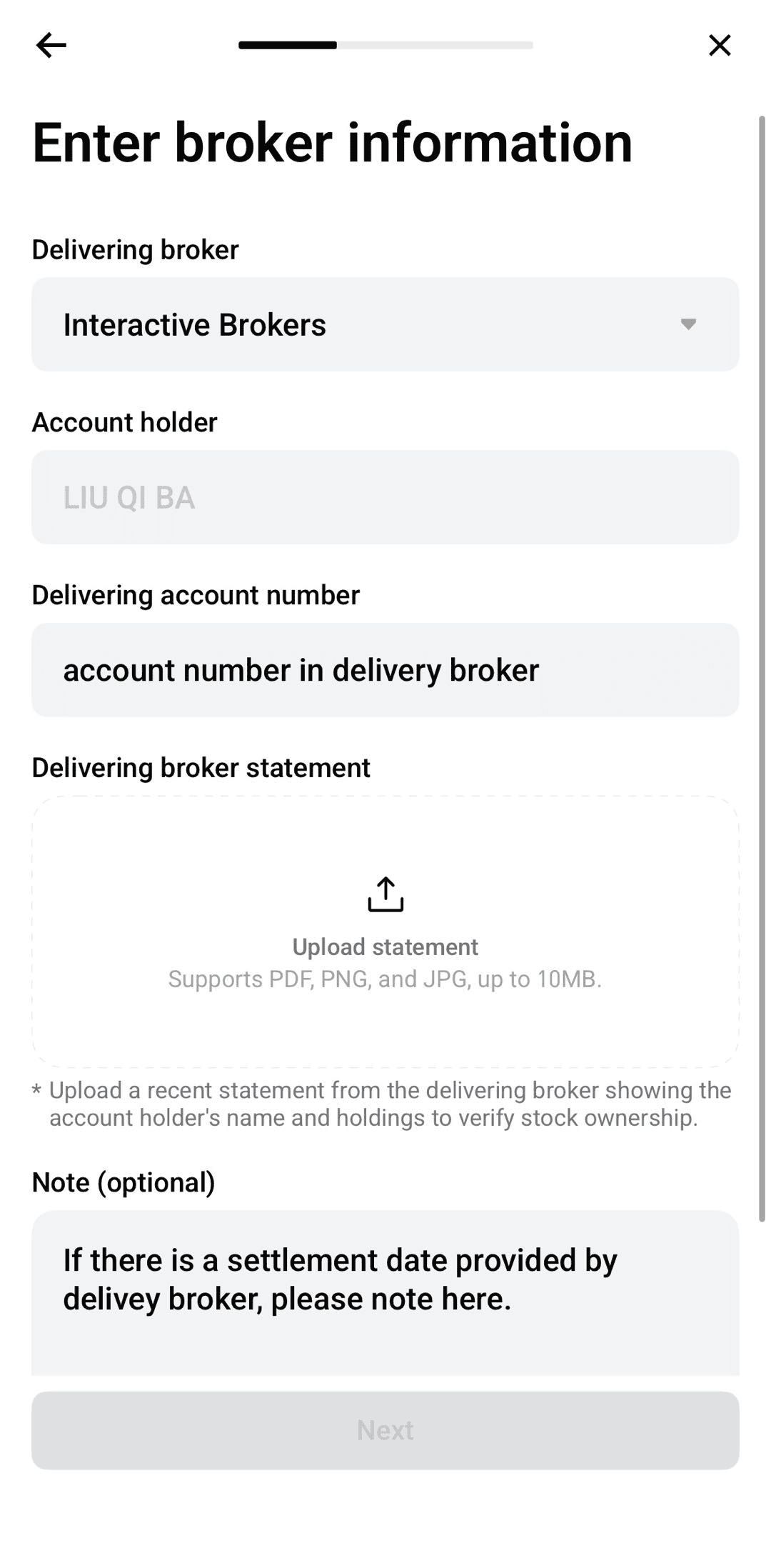 Comment transférer des actions de Tiger Brokers vers les rToken de Bitget