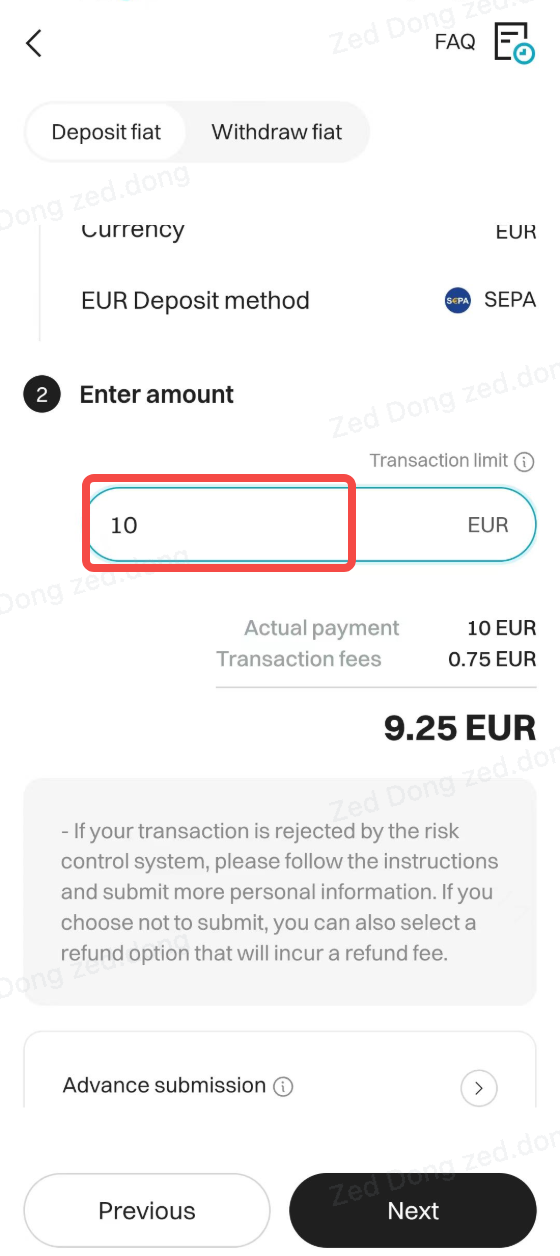 Making Bank Deposits and Withdrawals on Bitget App image 3