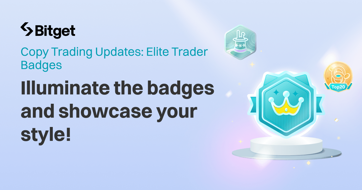 Bitget copy trading updates: elite trader badges image 0