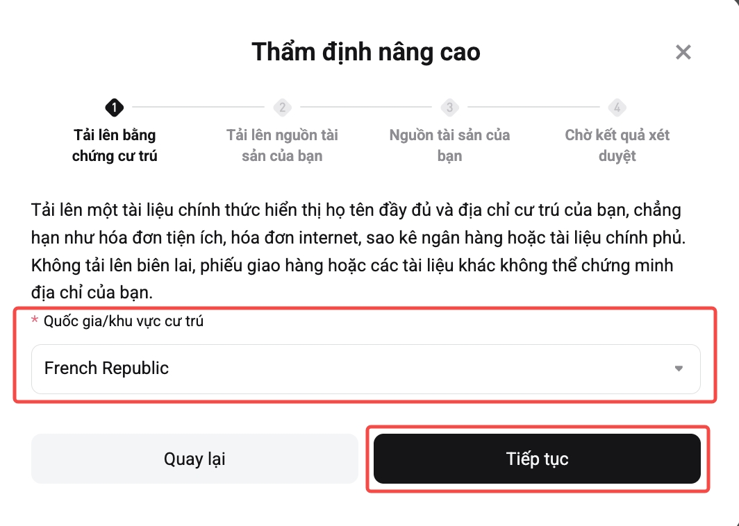 Cách hoàn tất quy trình Thẩm định nâng cao (EDD) cho tài khoản Bitget - Hướng dẫn website