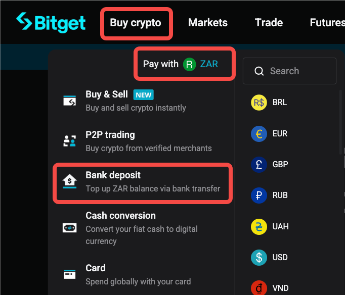 How to Deposit via Open Banking on Bitget Website? image 0