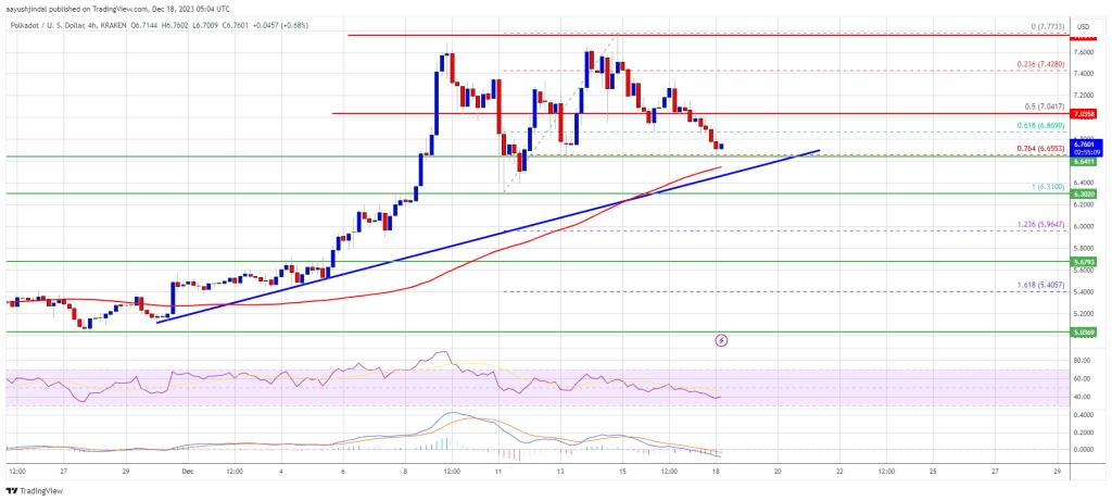 DOT Price (Polkadot) Holds Strong At $6.6, Signs Point To Fresh Rally Ahead image 0