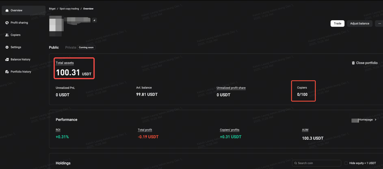 Spot Copy Trading Guide for Elite Traders on Bitget Website image 9